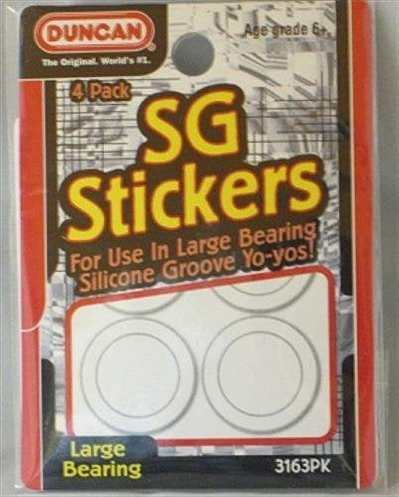 Duncan Toys 14.5mm I.D SG Stickers, [4-Pack] Yo-Yo Silicone Groove ...
