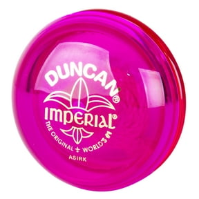 Duncan Toys Imperial Yo-Yo, Beginner Yo-Yo with String, Steel Axle and Plastic Body, Fuschia