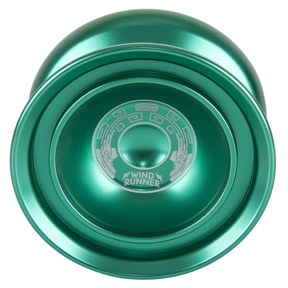 Duncan Windrunner Yo-Yo -Full Size Aluminum YoYo - Double Rim Design- (Green)