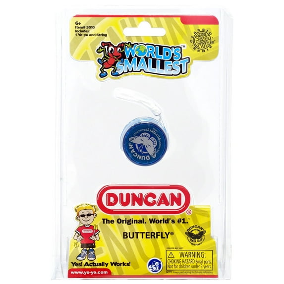 Duncan World's Smallest Butterfly Yo-Yo (Blue)