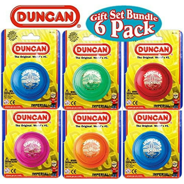 DUNCAN YOYO セット Duncan 6-Pack Imperial Yo-Yo Gift Set, Assorted Colors for