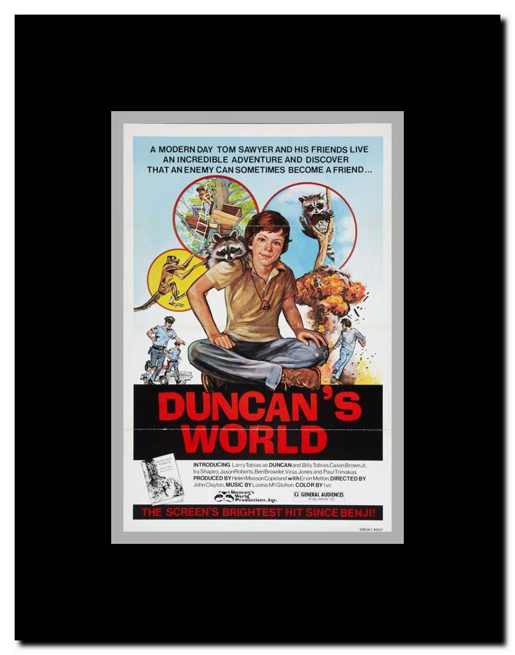 Duncan's World Framed Movie Poster