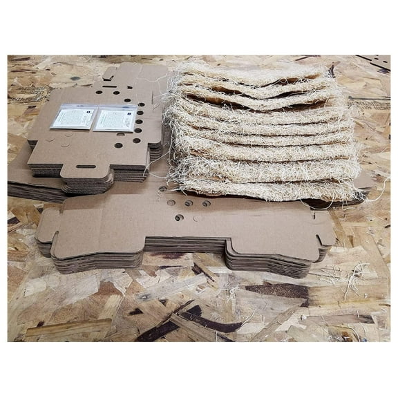 Duncans Poultry Baby Chick 25 Count Shipping Box Kit - 10 Boxes - 10 Pads - 2-100 Doses GROGEL