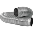 thumbnail image 1 of Dundas Jafine 0197939 Semi-Rigid Duct, 4 in. OD x 6 ft., Aluminum, 1 of 2