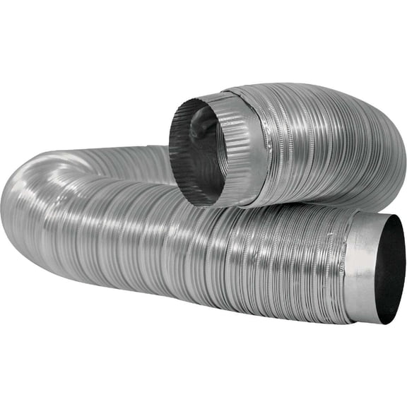 Dundas Jafine 0197939 Semi-Rigid Duct, 4 in. OD x 6 ft., Aluminum