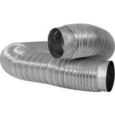 Dundas Jafine 0197939 Semi-Rigid Duct, 4 in. OD x 6 ft., Aluminum