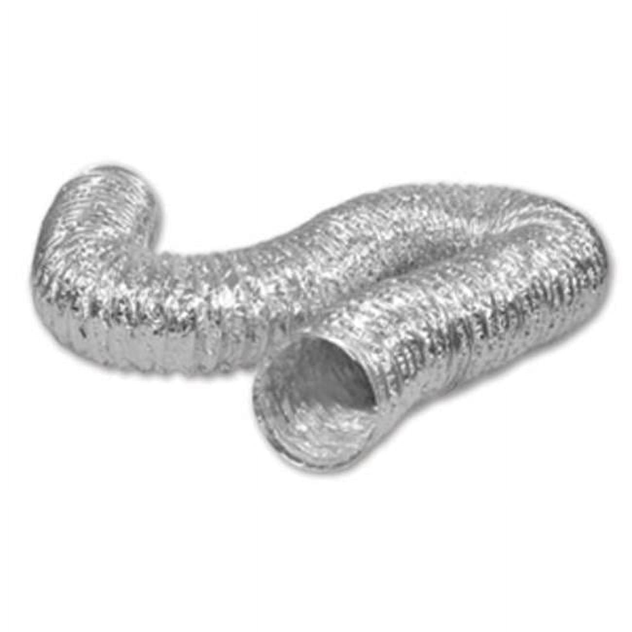 Dundas Jafine Aluminum Foil Flexible Duct - 4 in x 25 ft - Silver — Residential Use, Standard Application