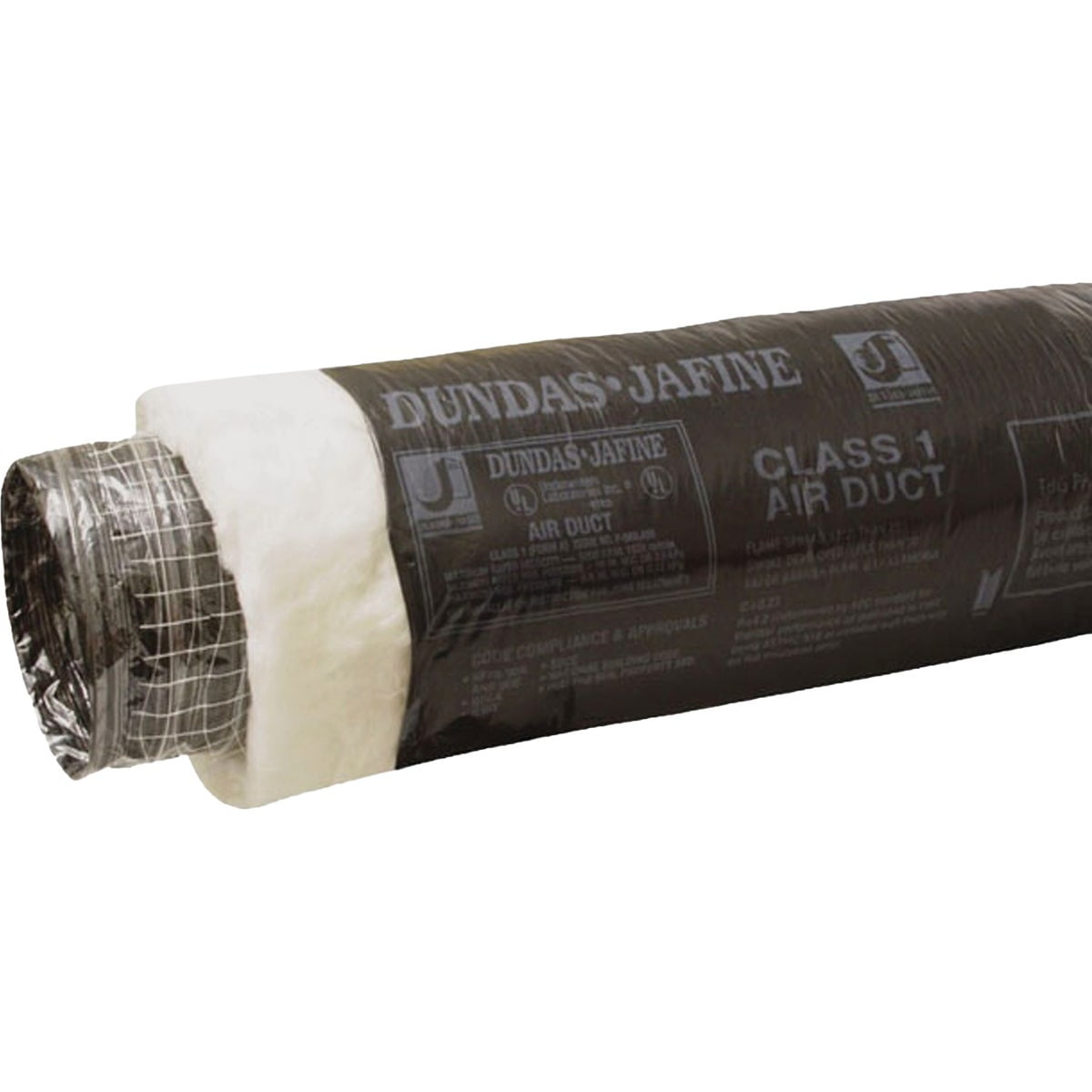 Dundas Jafine BPC825R6 Insulated Flexible Duct with Black Jacket, 8-Inches by 25-Feet by Dundas Jafine