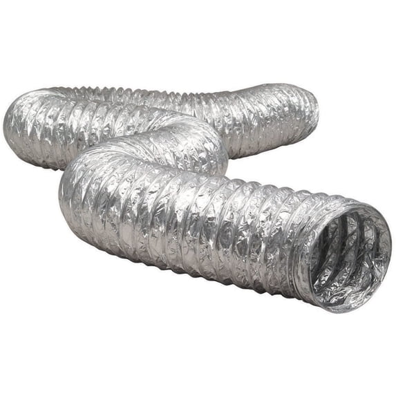 Dundas Jafine BTD48TC Proflex Dryer Duct with Tension Clamps, 4" x 8'