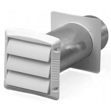 Dundas Jafine Inc. 4in. White Louvered Style Vent Hood