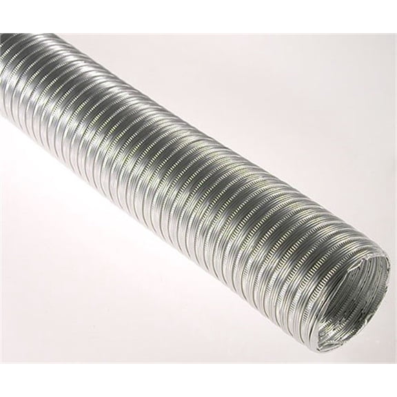 Dundas Jafine 8 Ft. L X 5 In. D Silver Aluminum Semi-Rigid Vent Duct