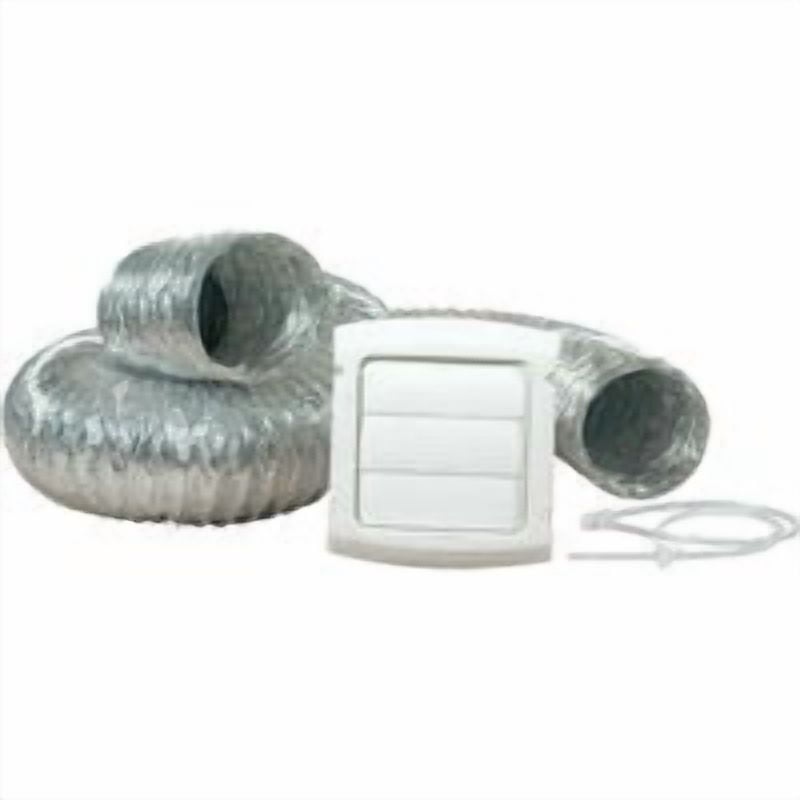 Dundas Jafine White Gas or Electric Dryer Vent Kit (4-Piece) TD48PVKZW6 — Residential Use, Standard Application