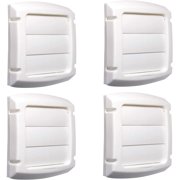 Dundas Jafine Provent Exhaust Cap LC4WZW - White, 4 In - 4 Pack