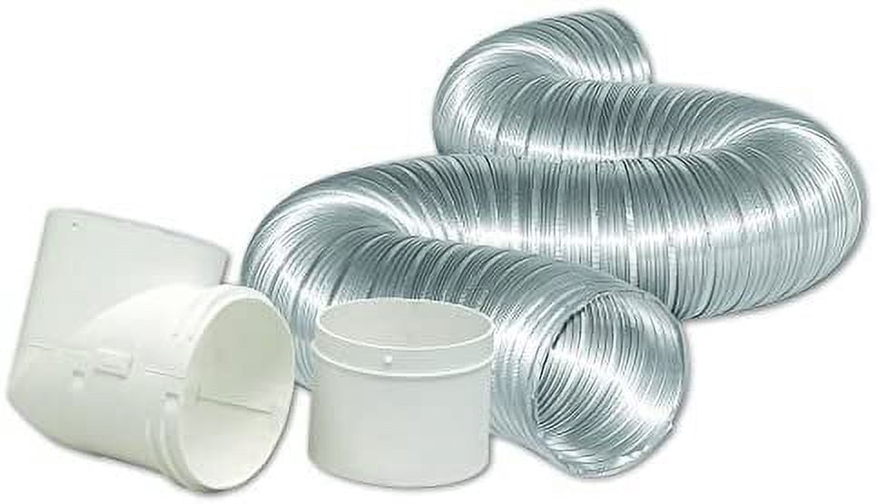 Dundas Jafine MFX48D2DZW Semi-Rigid Dryer to Duct Connector Kit, 4-Inches by 8-Feet by Dundas Jafine