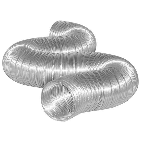 Dundas Jafine MFX48X Semi-Rigid Aluminum Duct, 4" x 8'