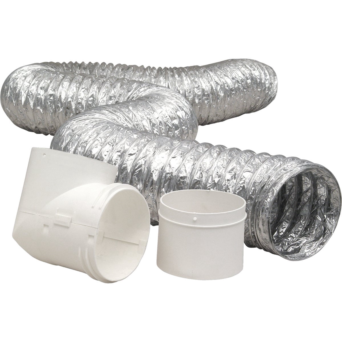 Dundas Jafine TD48D2DZW Dryer To Duct Connector Kit Includes 4-Inch by 8-Foot ProFlex Duct by Dundas Jafine