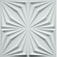 thumbnail image 1 of Dundee Deco 3D Wall Panels - Contemporary Abstract Paintable White PVC Wall Paneling for Interior Wall Decor, Pack of 10, Covers 26.9 sq. ft, 1 of 5
