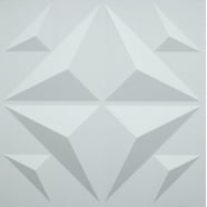 Dundee Deco 3D Wall Panels - Modern Wave Paintable White PVC Wall ...