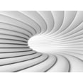 thumbnail image 1 of Dundee Deco Abstract White Tunnel Wall Mural, 11'10" x 8'10", 1 of 3