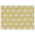 thumbnail image 1 of Dundee Deco Diamond Bathroom Mat - 35" x 26" Yellow Waterproof Non-Slip Quick Dry Rug, Non-Absorbent Dirt Resistant Perfect for Kitchen, Bathroom and Restroom, 1 of 3