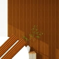 thumbnail image 1 of Dundee Deco Fluted 3D Wall Panels - Modern DIY Decorative Wooden Wall Panels - Easy to Install - Mahogany - Sample 6" x 6", 1 of 7