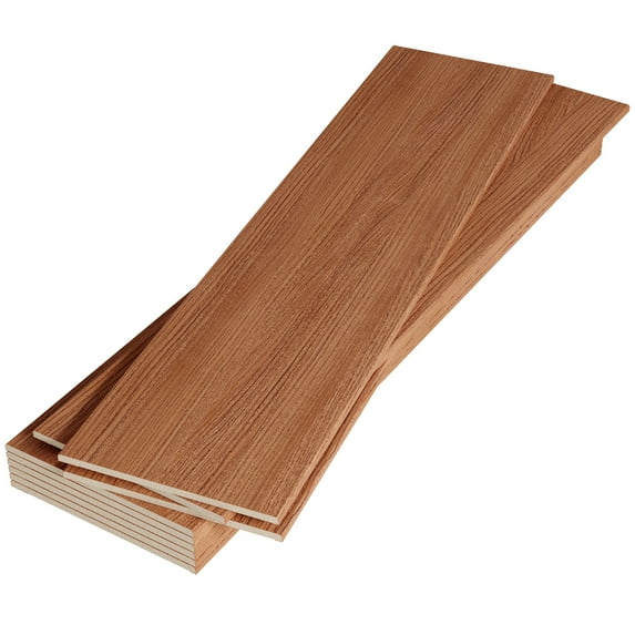 Dundee Deco MDF Wall Panels - Mahogany Wood Wall Paneling for Interior Wall Decor, Living room, Office, Bedroom, Single, Covers 1.2 sq ft