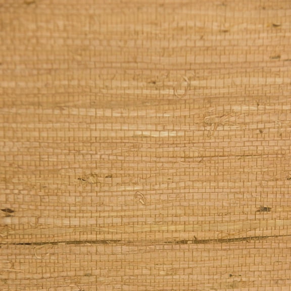 Dundee Deco Natural Grasscloth Wallpaper - Rustic Dark Sepia Kudzu, 18 ft x 36 in