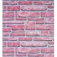 thumbnail image 1 of Dundee Deco Peel and Stick 3D Self Adhesive Foam Wallpaper - Red Faux Brick, 2.3 ft x 2.5 ft Each, 5-Pack, 1 of 1