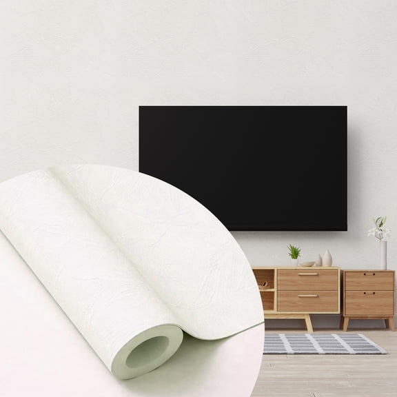 Dundee Deco Peel and Stick Faux Stone Wallpaper Roll, 24" x 9', Ivory