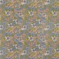 thumbnail image 1 of Dundee Deco Peel and Stick Self Adhesive Removable Wallpaper - Floral Printed Aegean Blue, White, Peach Pink Meadow Flowers , 18 ft x 18 in, 1 of 4