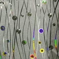 thumbnail image 1 of Dundee Deco Peel and Stick Self Adhesive Wallpaper - Abstract Glitter Silver, Charcoal, Blue Circles, 18 ft x 18 in, 1 of 4