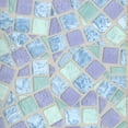 thumbnail image 1 of Dundee Deco Peel and Stick Self Adhesive Wallpaper - Abstract Printed Mauve, Blue, Green Mosaic , 18 ft x 18 in, 1 of 4