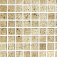 thumbnail image 1 of Dundee Deco Peel and Stick Self Adhesive Wallpaper - Beige Rust Sepia Distressed Squares, 18 ft x 24 in, 1 of 5
