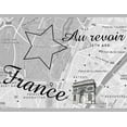 thumbnail image 1 of Dundee Deco Peel and Stick Self Adhesive Wallpaper Border - Modern Grey Paris City of Food, 15 ft x 7 in, 1 of 6
