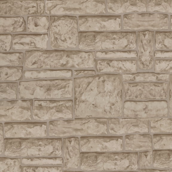 Dundee Deco Peel and Stick Self Adhesive Wallpaper - Distressed Marble Brown Slate, 18 ft x 18 in