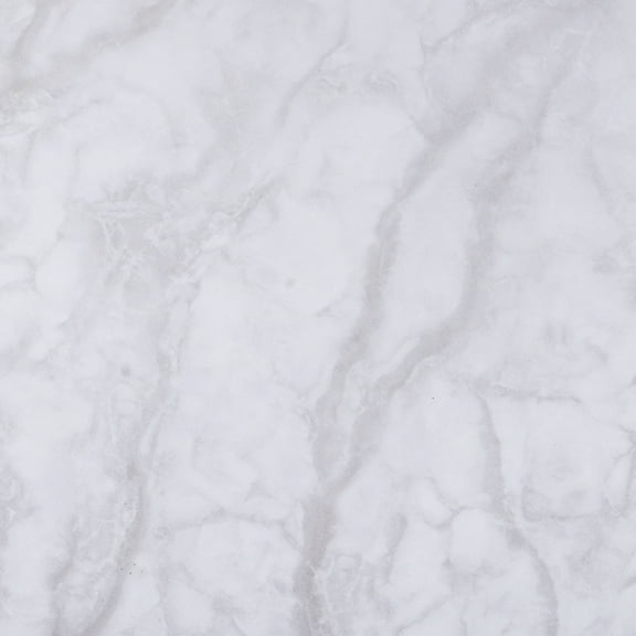 Dundee Deco Peel and Stick Vinyl Flooring, Charcoal Faux Marble Patina Vinyl Floor Tiles, 12" x 24" each, 10-pack/20 sq.ft.