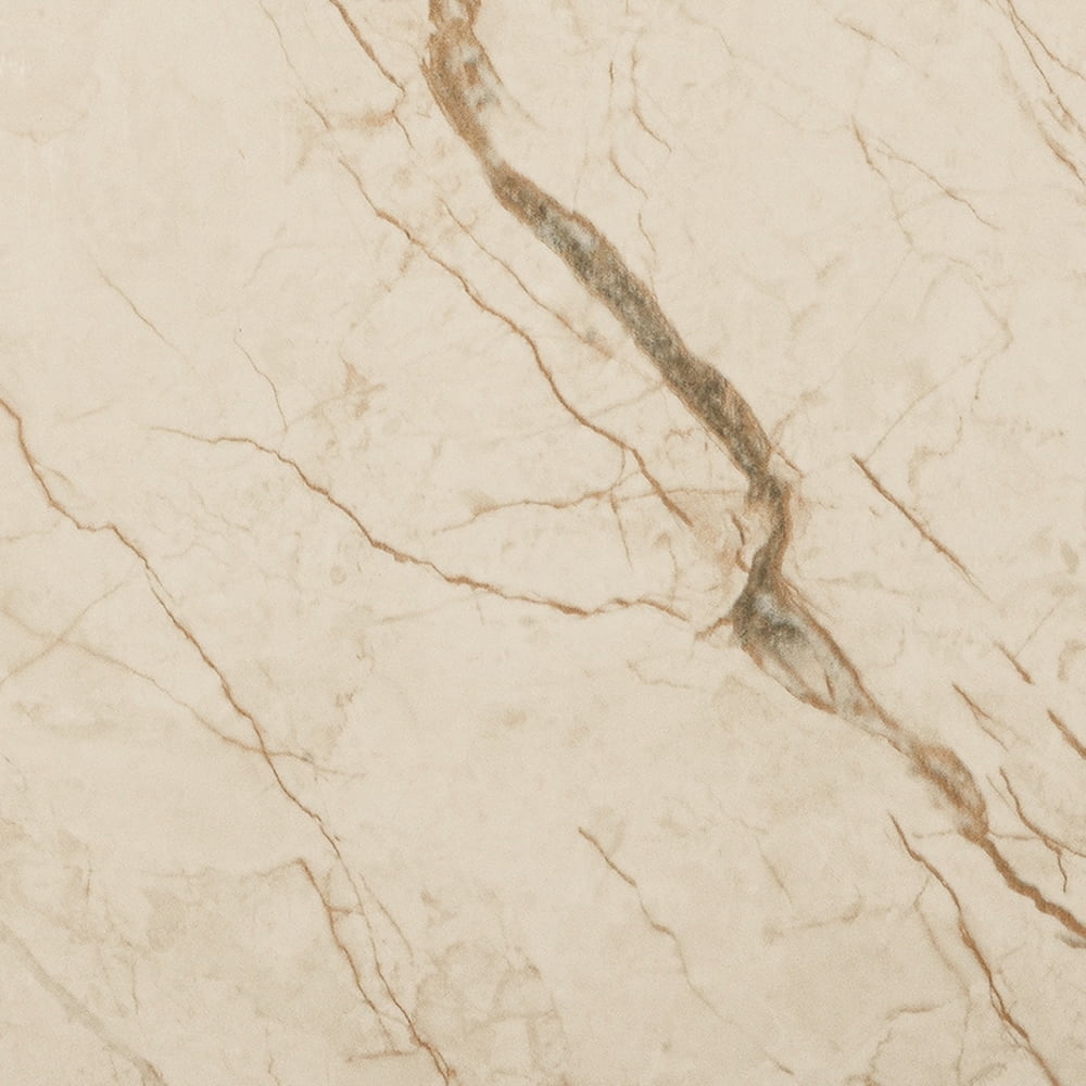 Peel and Stick Vinyl Flooring, Cream Faux Marble Patina Vinyl Floor Tiles, 12" x 24" each, 10-pack/20 sq.ft.