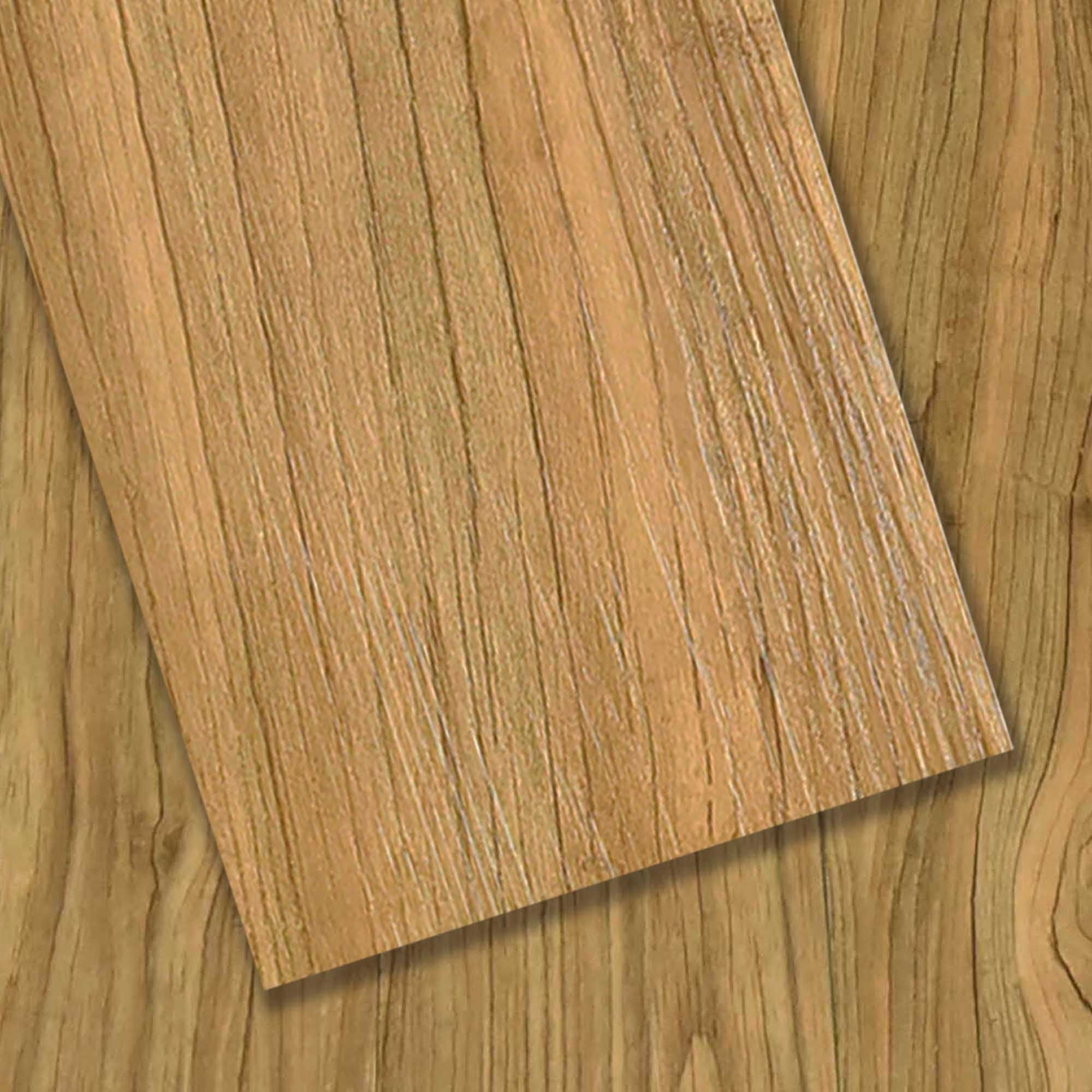 Peel and Stick Vinyl Flooring Planks, Buff, 36" x 6", 10-pack/15 sq ft