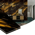 thumbnail image 1 of Dundee Deco Peel and Stick Wall Panels, Black, Gold, Single Panel, Covers 1.9 sq ft, 1 of 6