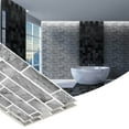 thumbnail image 1 of Dundee Deco Peel and Stick Wall Panels, Charcoal, Set of 10, Covers 19 sq ft, 1 of 6