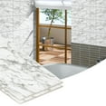 thumbnail image 1 of Dundee Deco Peel and Stick Wall Panels, Grey, White, Set of 5, Covers 9.5 sq ft, 1 of 6