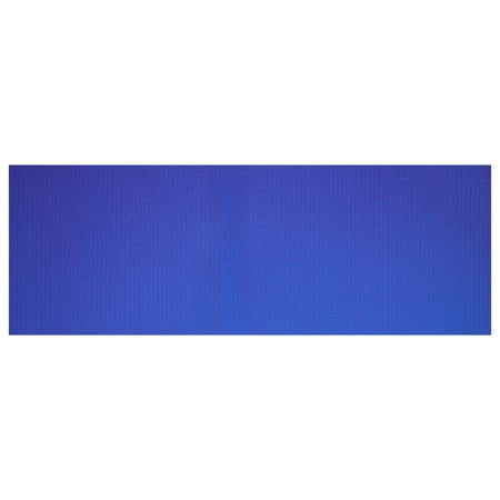 Dundee Deco Plain Yoga Mat - 68" x 24", Non-Slip Professional Exercise Mat for Women and Men, Suitable for All Types of Workout at Home and Gym, Blue