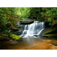 thumbnail image 1 of Dundee Deco Rock Waterfall Mountain River in the Forest Wall Mural, 11'10" x 8'10", 1 of 3