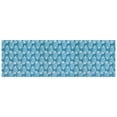 thumbnail image 1 of Dundee Deco Sea Shell Bathroom Mat - 79" x 26" Green Waterproof Non-Slip Quick Dry Rug, Non-Absorbent Dirt Resistant Perfect for Kitchen, Bathroom and Restroom, 1 of 3