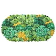 thumbnail image 1 of Dundee Deco Succulent Bathtub and Shower Mat - 27" x 14" Green Waterproof Non-Slip Quick Dry Rug, Non-Absorbent Dirt Resistant Perfect for Bathroom, Shower, Restroom and Bathtub, 1 of 2