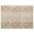 thumbnail image 1 of Dundee Deco Vines Bathroom Mat - 35" x 26" Beige Waterproof Non-Slip Quick Dry Rug, Non-Absorbent Dirt Resistant Perfect for Kitchen, Bathroom and Restroom, 1 of 3