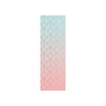 thumbnail image 1 of Dundee Deco's Geometric Teal Pink Shapes Wall Mural, 35 in X 106 in (27 sq ft.), 1 of 4