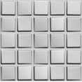 thumbnail image 1 of Dundee Deco's Paintable Off White Geometric Cubes Fiber 3D Wall Panel, 1.6 ft X 1.6 ft, Interior Design Wall Paneling Decor Commercial and Residential Application, 2.6 sq.ft. each, 5-Pack, 1 of 5