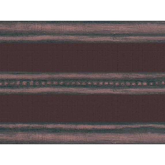 Dundee Deco's Peel and Stick Wallpaper Border - Abstract Burgundy Stripes Wall Border Retro Design, 15 ft x 7 in, Self Adhesive
