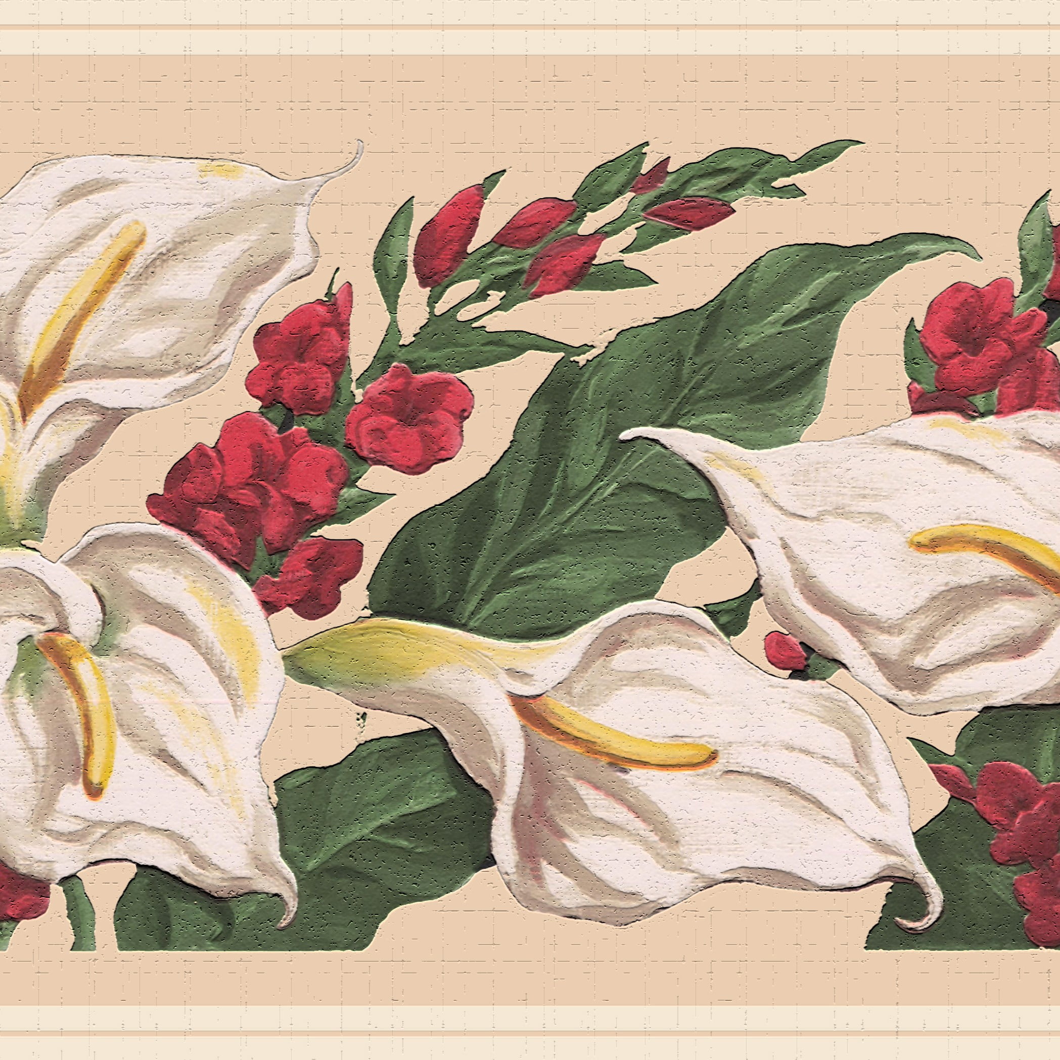Dundee Deco's Peel And Stick Wallpaper Border - Floral Purple Tan Flowers Wall Border Retro Design 15 Ft X 7 In Self Adhesive B4a3ef01 9998 42fa 8ed8 Ab6120f71ac1.4eea98bea3650a88db458a270ab40991